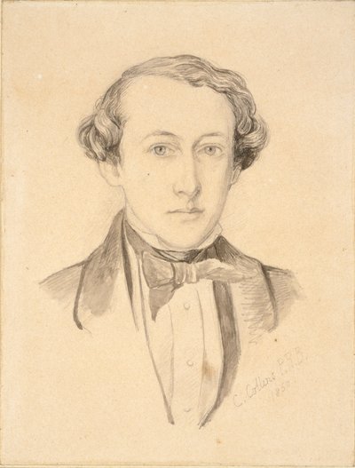 John Everett Millais爵士的肖像，1850年 作者 查尔斯·奥尔斯顿·柯林斯