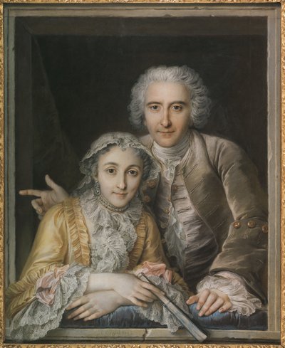 菲利普-科伊佩尔及其妻子肖像 作者 Charles Antoine Coypel
