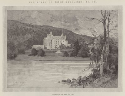 Castlewellan，House和Lake 作者 Charles Auguste Loye