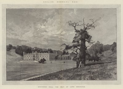Donington Hall，多林顿勋爵的座位 作者 Charles Auguste Loye