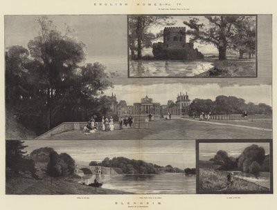 英国家园，布伦海姆 作者 Charles Auguste Loye