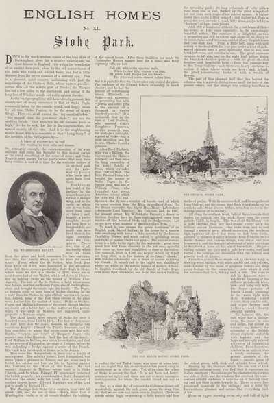 英国家园，斯托克公园 作者 Charles Auguste Loye