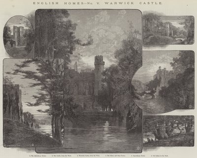 英国家园，沃里克城堡 作者 Charles Auguste Loye