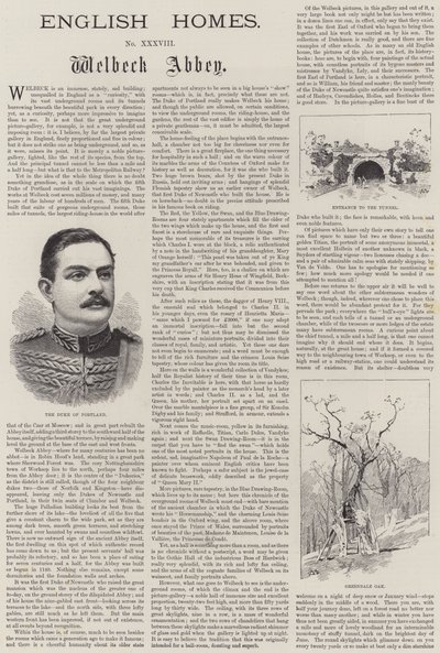 英国家园，维尔贝克修道院 作者 Charles Auguste Loye