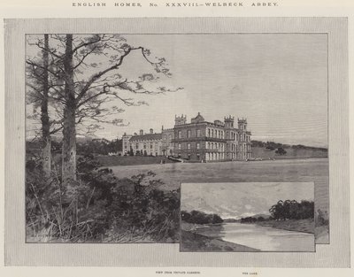 英国家园，维尔贝克修道院 作者 Charles Auguste Loye