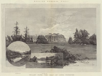 英国家园，威利公园，佛瑞斯特勋爵的所在地 作者 Charles Auguste Loye