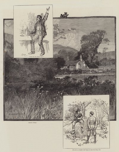 沃尔特·贝桑特（Walter Besant）给她打电话 作者 Charles Auguste Loye