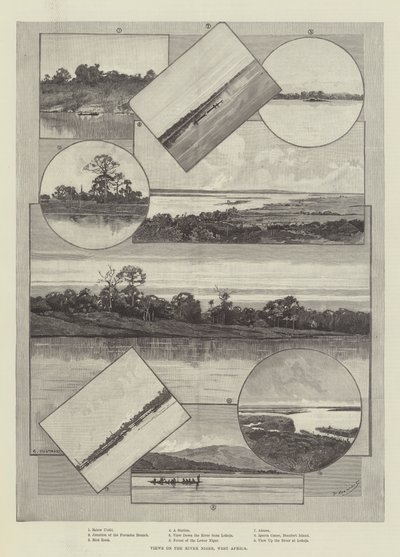 对西非尼日尔河的看法 作者 Charles Auguste Loye