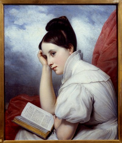 Charles Auguste Steuben (1788-1856) 1829 年南特美术博物馆的阅读灯绘画 作者 查尔斯·奥古斯特·斯托本