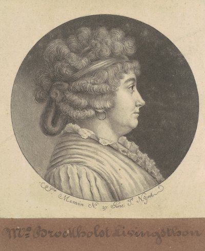 Catherine Keteltas Livingston 作者 Charles BJ Fevret de Saint Memin