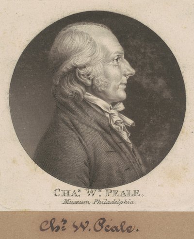 Charles Willson Peale 作者 Charles BJ Fevret de Saint Memin