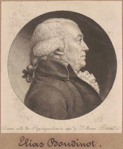 埃利亚斯-布迪诺 作者 Charles BJ Fevret de Saint Memin