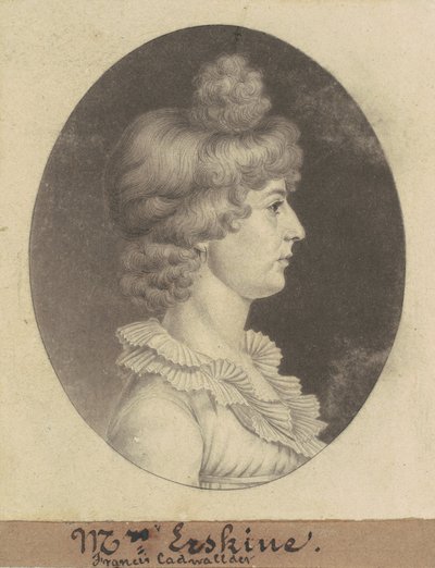 Frances Cadwalader Erskine 作者 Charles BJ Fevret de Saint Memin