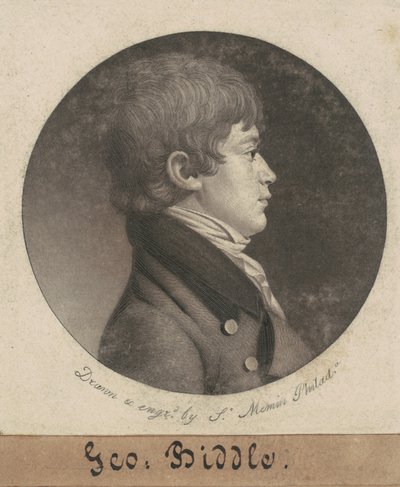 乔治-华盛顿-比德尔 作者 Charles BJ Fevret de Saint Memin