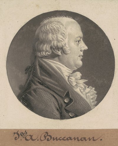 James A. Buchanan 作者 Charles BJ Fevret de Saint Memin