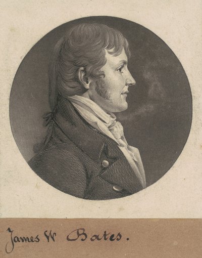 詹姆斯-伍德森-贝茨 作者 Charles BJ Fevret de Saint Memin