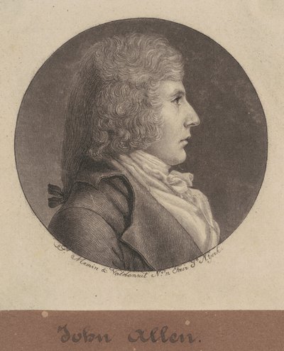 约翰-艾伦 作者 Charles BJ Fevret de Saint Memin