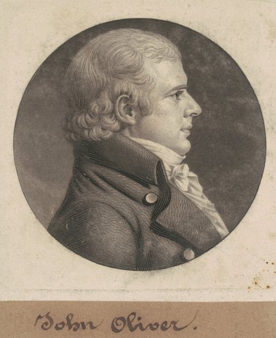 约翰-奥利弗 作者 Charles BJ Fevret de Saint Memin