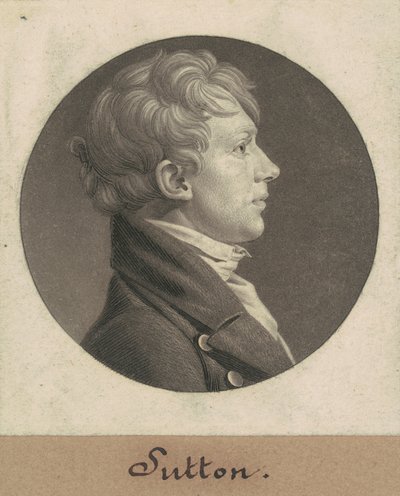 约翰-萨顿 作者 Charles BJ Fevret de Saint Memin