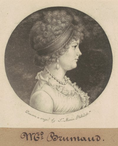夫人布鲁玛德 作者 Charles BJ Fevret de Saint Memin