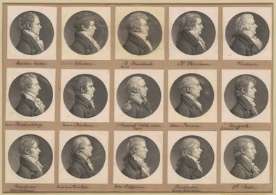圣梅明肖像画收藏，第39组 作者 Charles BJ Fevret de Saint Memin