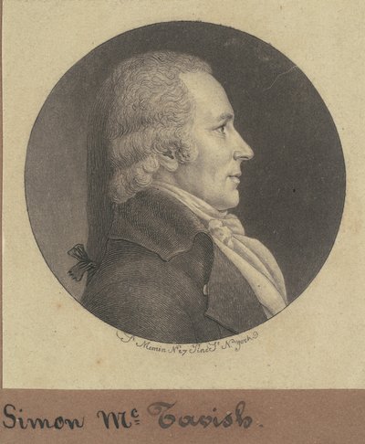 西蒙-麦克塔维什 作者 Charles BJ Fevret de Saint Memin