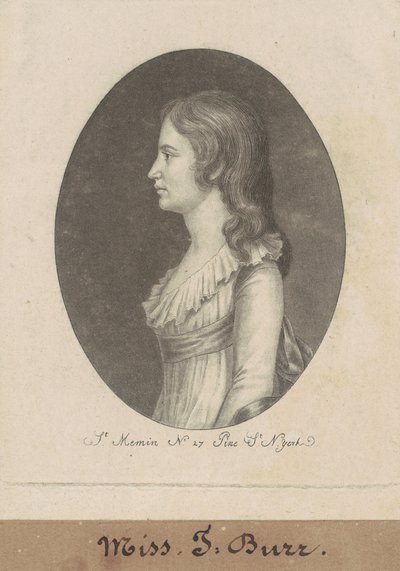 Theodosia Burr 作者 Charles BJ Fevret de Saint Memin