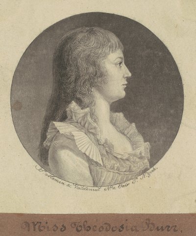 Theodosia Burr 作者 Charles BJ Fevret de Saint Memin