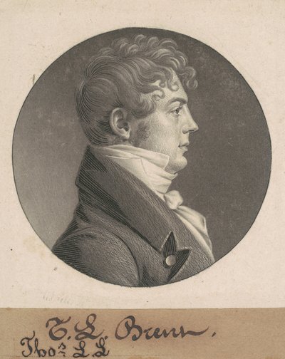 托马斯-路德韦尔-李-布兰特 作者 Charles BJ Fevret de Saint Memin