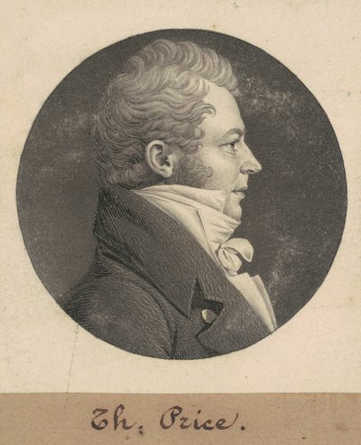 托马斯-普莱斯 作者 Charles BJ Fevret de Saint Memin