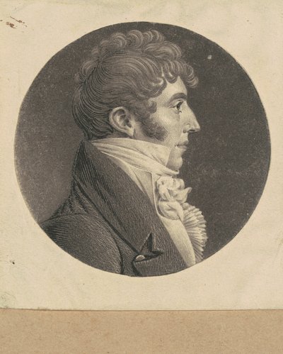 不明身份男子 作者 Charles BJ Fevret de Saint Memin