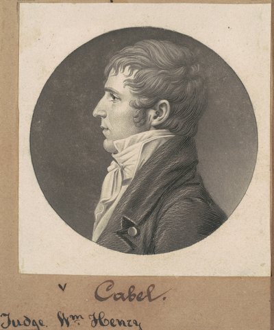 威廉-卡贝尔 作者 Charles BJ Fevret de Saint Memin