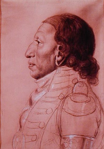 帕尤斯卡，大奥萨格人酋长 作者 查尔斯·巴尔塔撒（Charles Balthazar）朱利安·费维特·德·圣梅敏