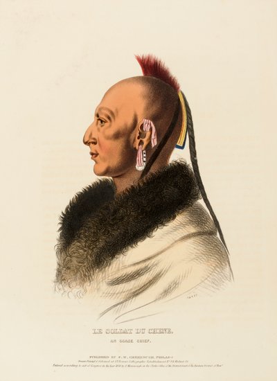 LE SOLDAT DU CHENE, AN OSAGE CHIEF. 作者 查尔斯·伯德·金