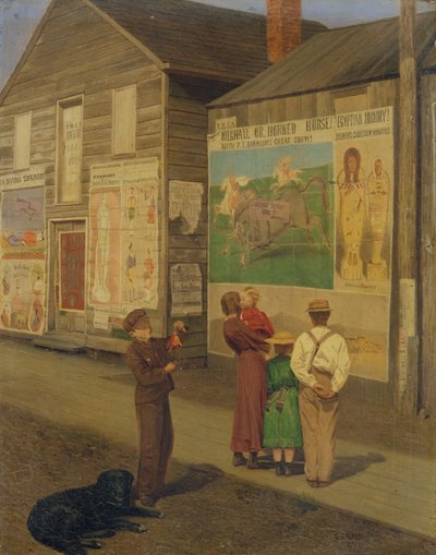 即将发生的事件投下了他们的阴影，1871年。 作者 查尔斯·卡勒布·沃德