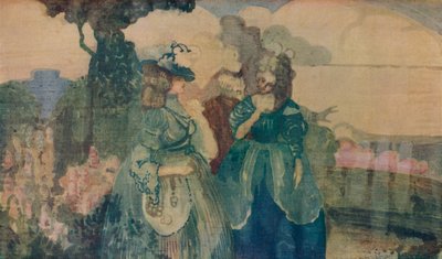 在《蓝色国家》或《国语感伤》中，c1895年 作者 查尔斯·爱德华·康德