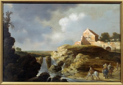 意大利风景。 Carel De Hooch 的绘画 (? - 1638) 作者 查尔斯·科尼利斯·德·霍奇