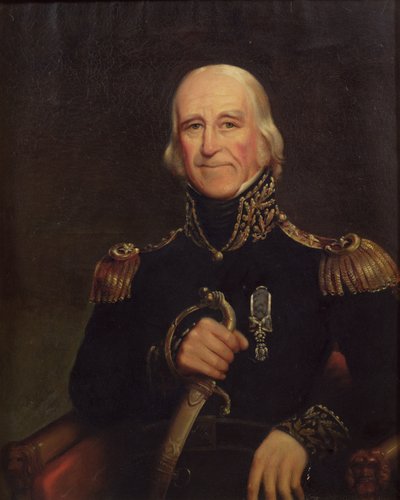 摩根·刘易斯（1754-1844）在詹姆斯·赫林（James Herring）1910年的一幅画后 作者 查尔斯·考特尼·柯伦