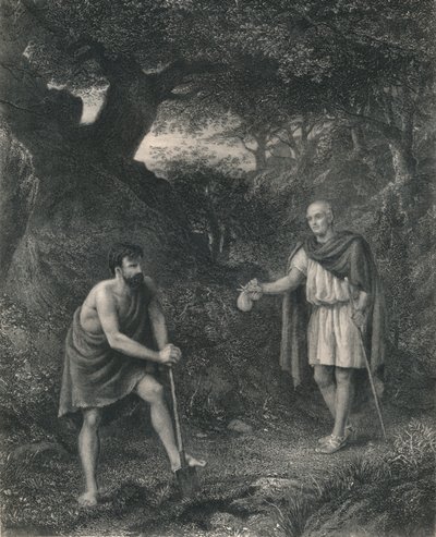 Timon and Flavius Timon of Athens雅典，约建于1870年 作者 Charles Cousen