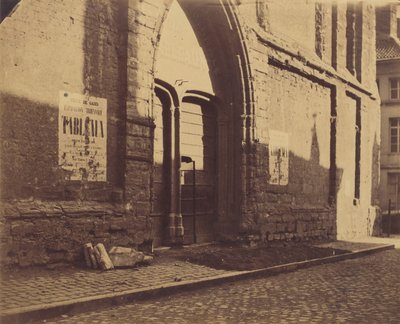 [Predikheevenkerk的门口，比利时根特]，约1858年。 作者 查尔斯·德霍伊