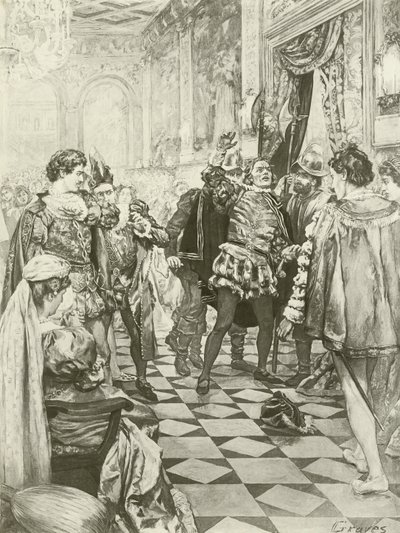 Rigoletto，第一幕场景我（凹版） 作者 查尔斯·格雷夫斯