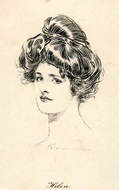 海伦，吉布森女孩，1900年 作者 查尔斯·达纳·吉布森