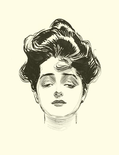 社会阶梯的插图 作者 查尔斯·达纳·吉布森