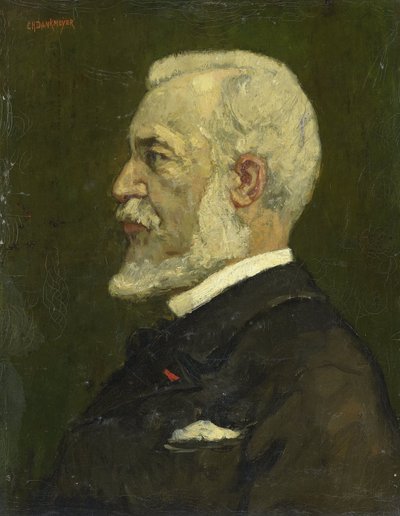 约翰内斯-博斯布姆（1817-91），画家 作者 Charles Dankmeijer（艺术家签名）