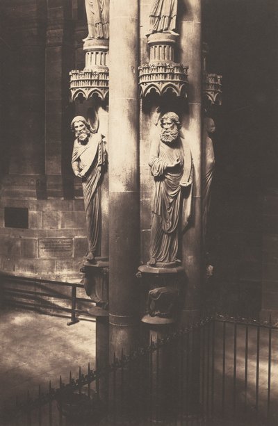 天使之柱，斯特拉斯堡大教堂，约 1858 年（照片1858 年（照片） 作者 查尔斯·大卫·温特斯