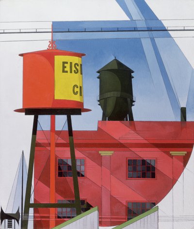 建筑抽象，兰开斯特，1931年 作者 查尔斯·德穆斯