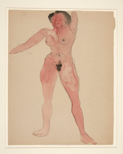 女性裸体 作者 Charles Demuth