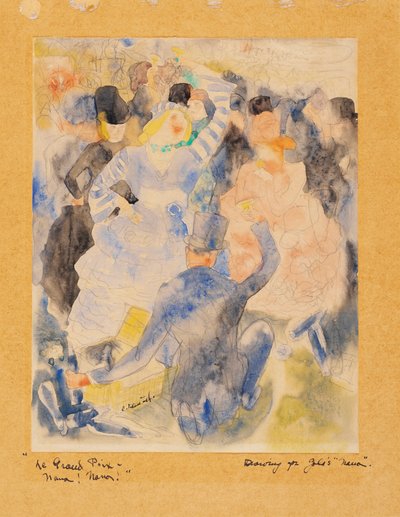 Zolas Nana，1915-16（纸上写着） 作者 查尔斯·德穆斯