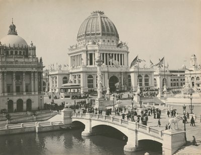 芝加哥世界哥伦比亚博览会行政大楼，1893年 作者 查尔斯·达德利·阿诺德