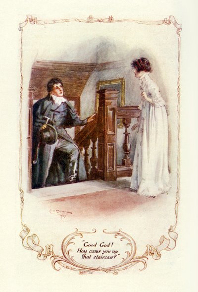 天哪！你是怎么走上楼梯的？ 1907年（插图） 作者 Charles Edmund Brock